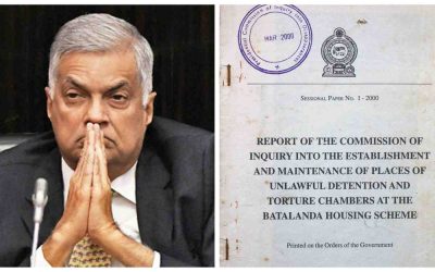 Batalanda report: Wickremesinghe remains freshly tainted